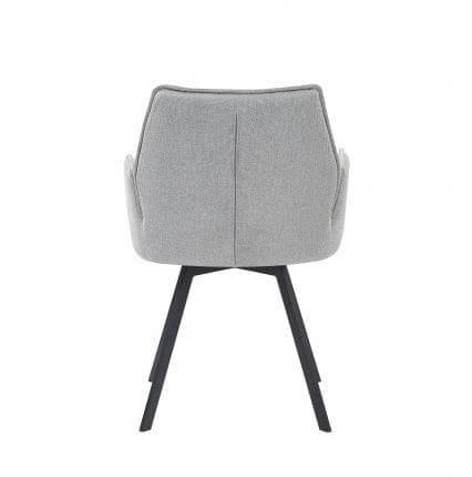 Eetkamerstoel Louise - Grey - Draaibaar