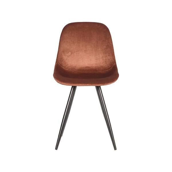 LABEL51 Eetkamerstoel Capri - Rust - Fluweel - Afbeelding 2