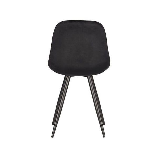LABEL51 Eetkamerstoel Capri - Zwart - Fluweel - Afbeelding 4