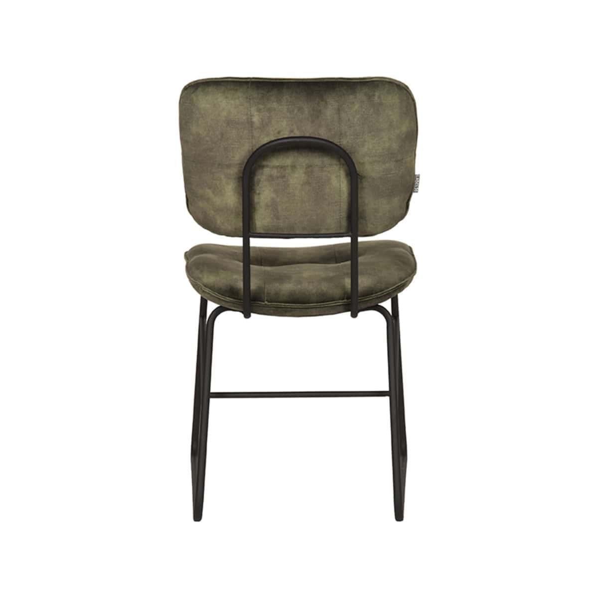 LABEL51 Eetkamerstoel Dez - Hunter - Velours - Afbeelding 5
