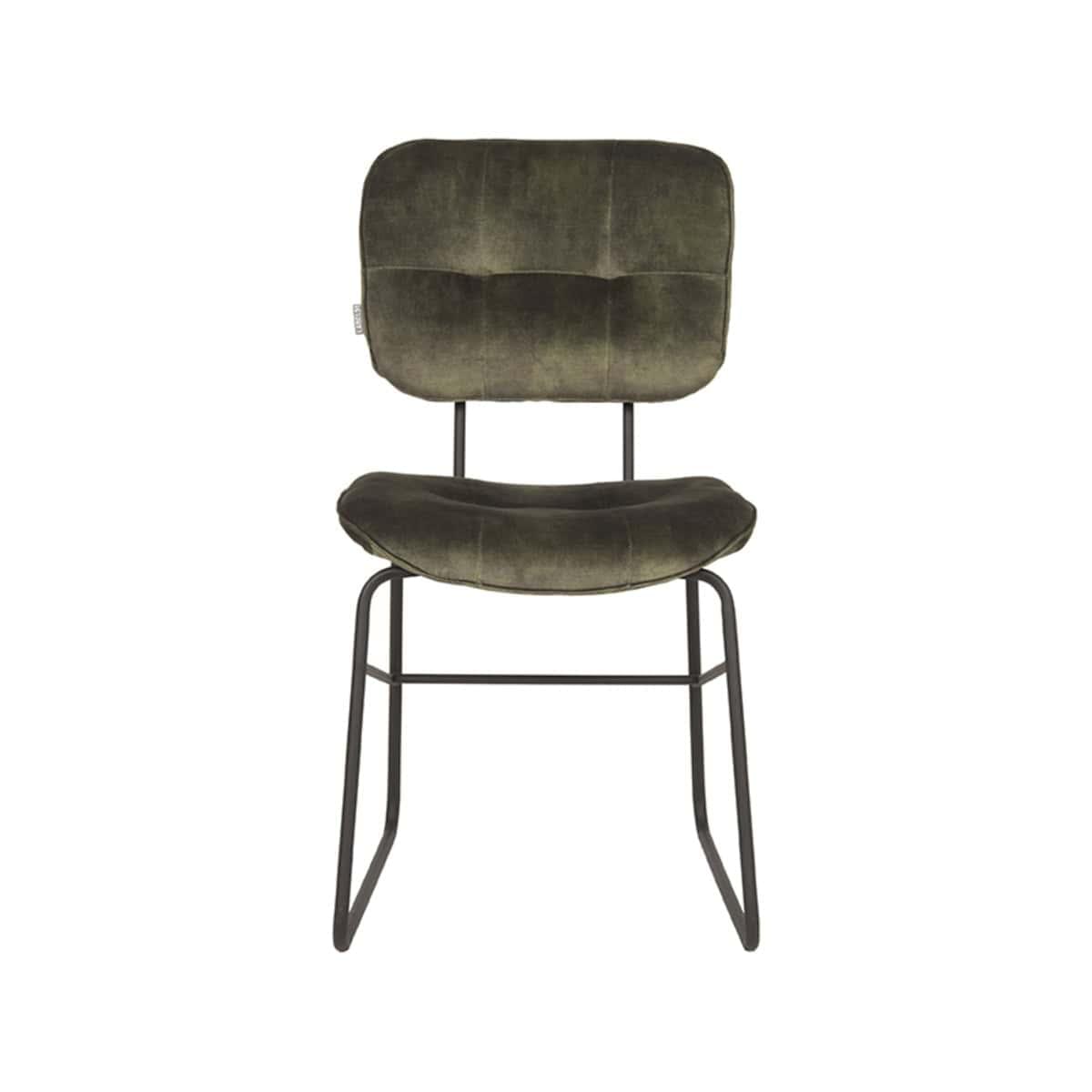 LABEL51 Eetkamerstoel Dez - Hunter - Velours - Afbeelding 3