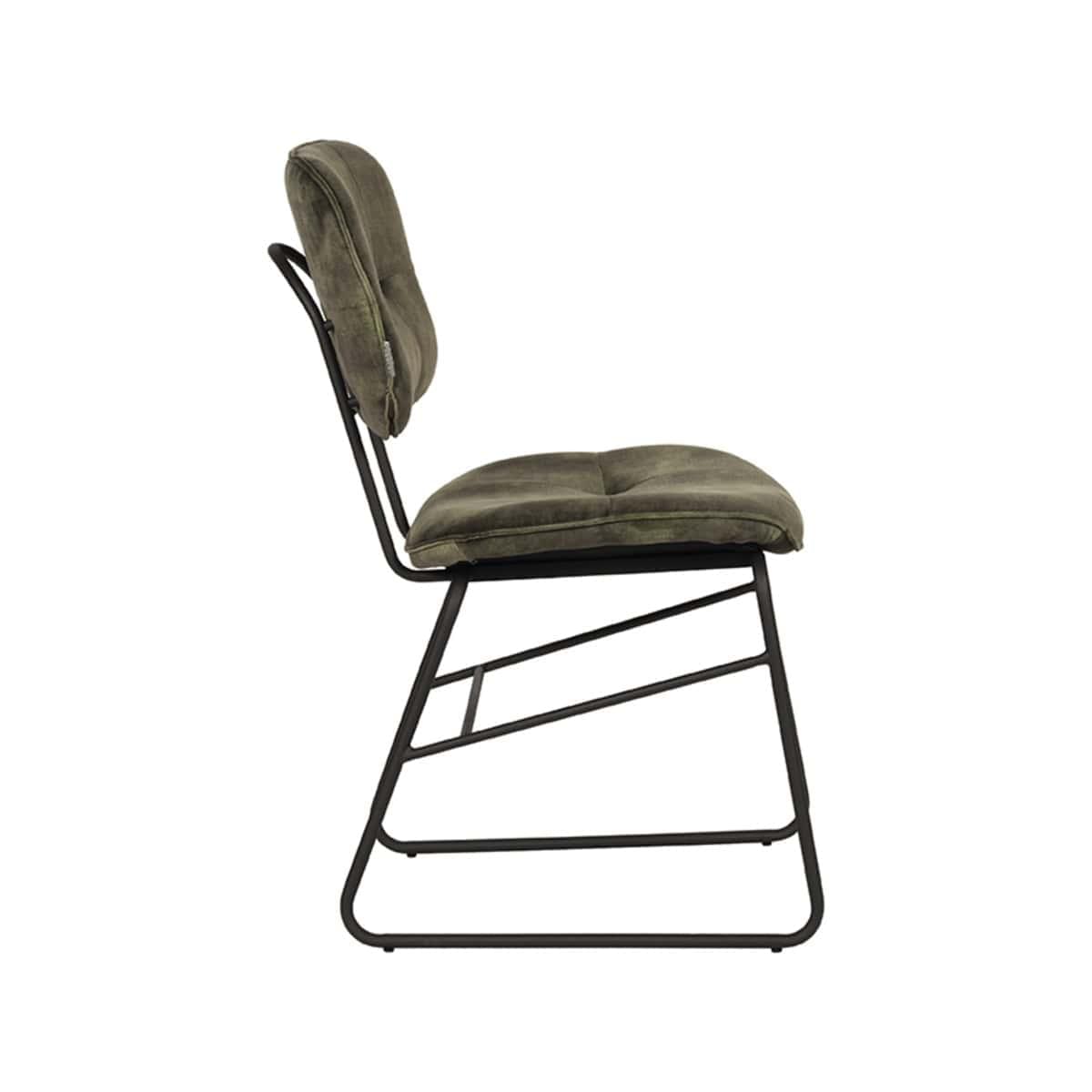 LABEL51 Eetkamerstoel Dez - Hunter - Velours - Afbeelding 2