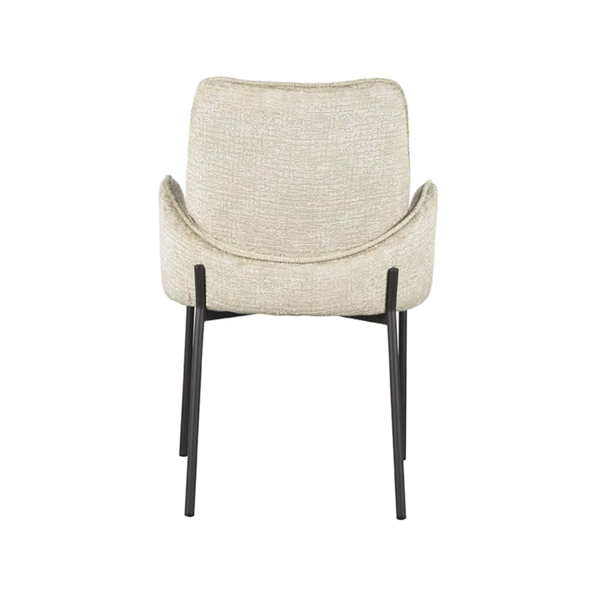 LABEL51 Eetkamerstoel joni - Beige - Fluweel - Afbeelding 4