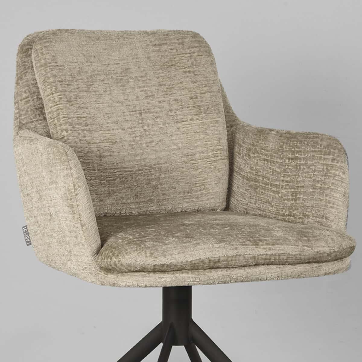 LABEL51 Eetkamerstoel Joy - Beige - Elegance - Afbeelding 6