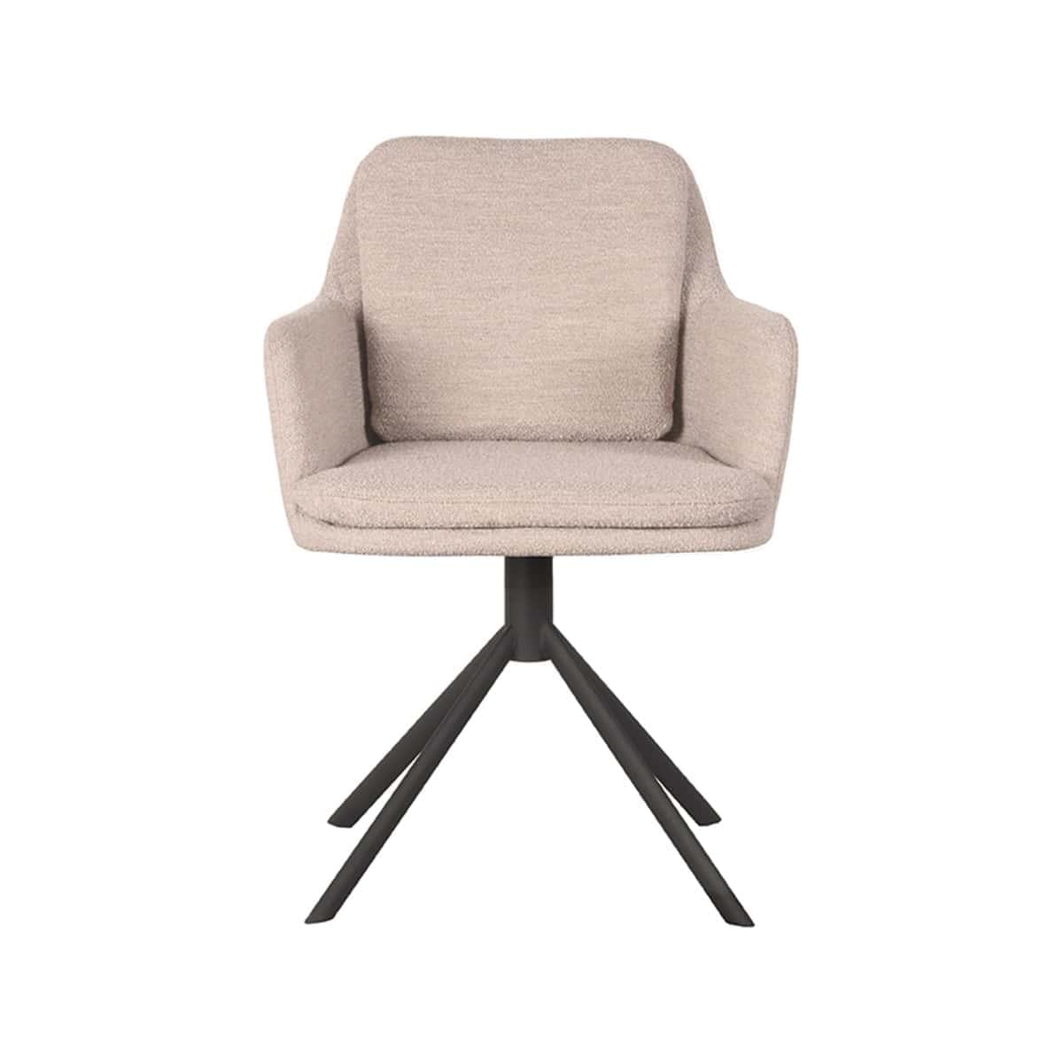 LABEL51 Eetkamerstoel Joy - Naturel - Boucle - Afbeelding 3