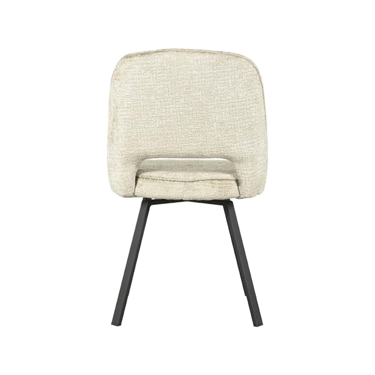 LABEL51 Eetkamerstoel Lewis - Beige - Fluweel - Afbeelding 5