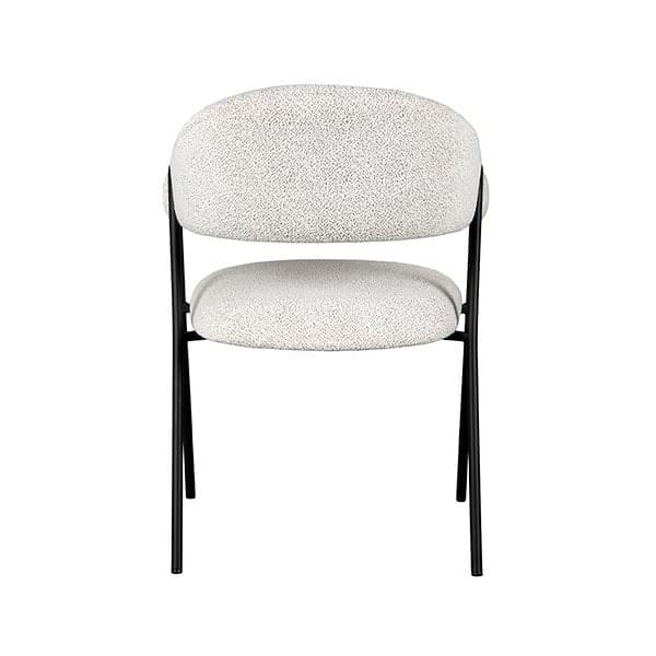 LABEL51 Eetkamerstoel Lowen - Ivory - Boucle - Afbeelding 4
