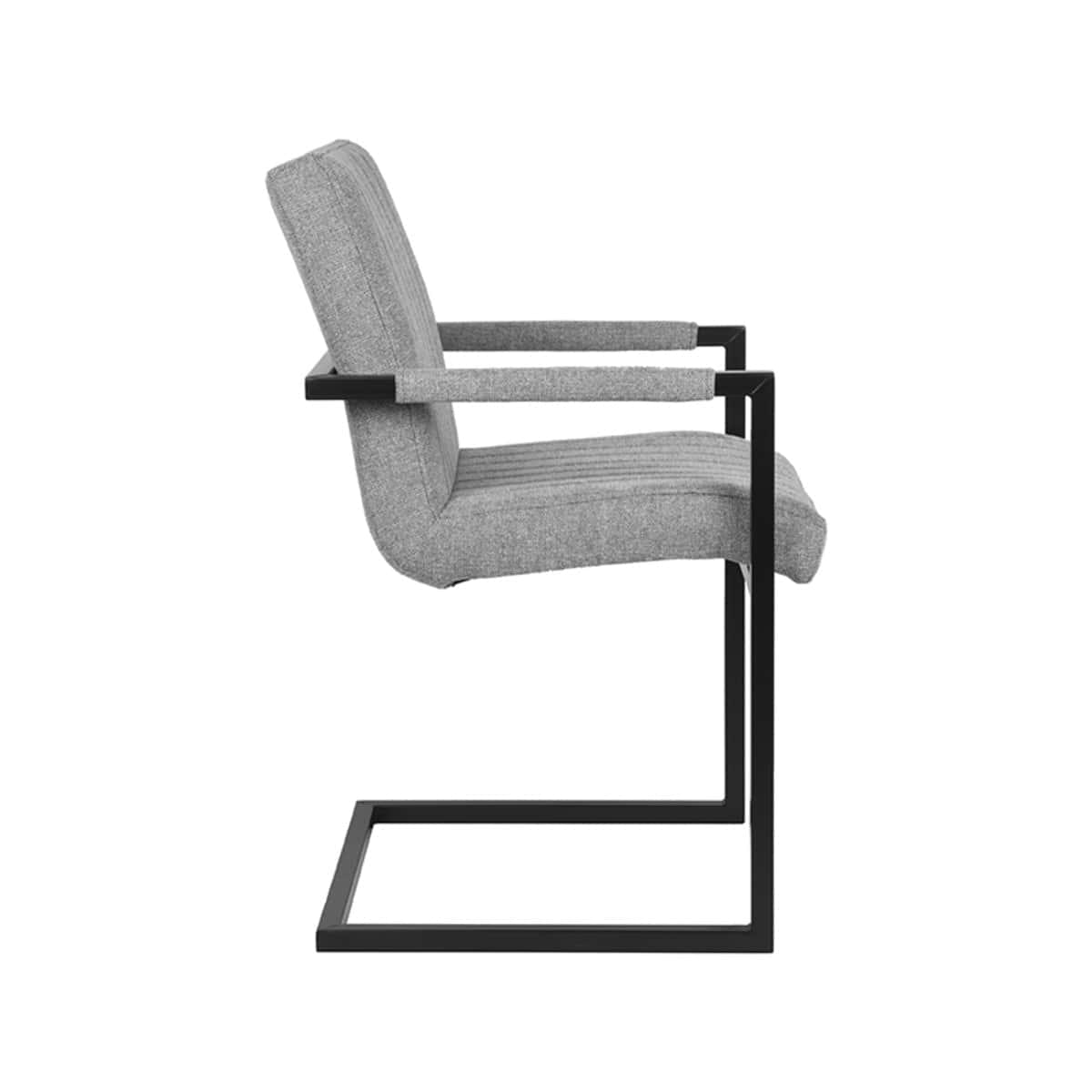 LABEL51 Eetkamerstoel Milo - Zinc - Weave - Afbeelding 3