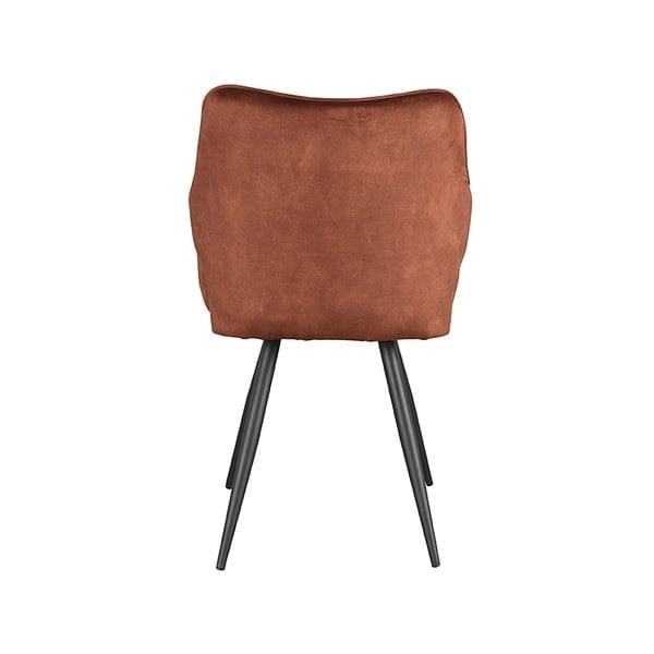LABEL51 Eetkamerstoel Noud - Rust - Velours - Afbeelding 4