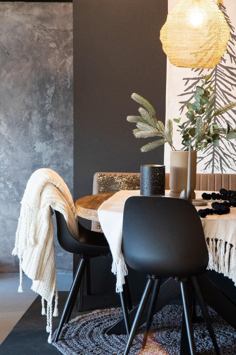 LABEL51 Eetkamerstoel Monza - Zwart - Kunststof - Afbeelding 2