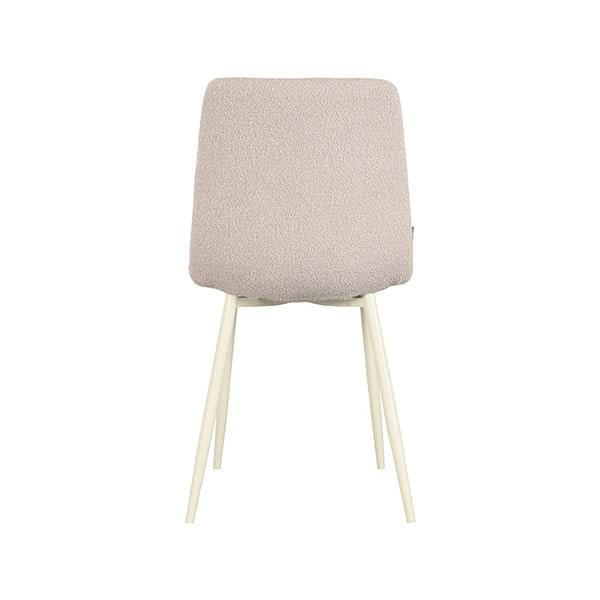 LABEL51 Eetkamerstoel Nino - Naturel - Boucle - Afbeelding 4