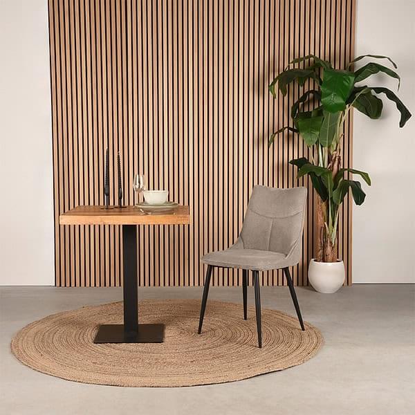 LABEL51 Eetkamerstoel Riv - Clay - Synthetisch - Afbeelding 6