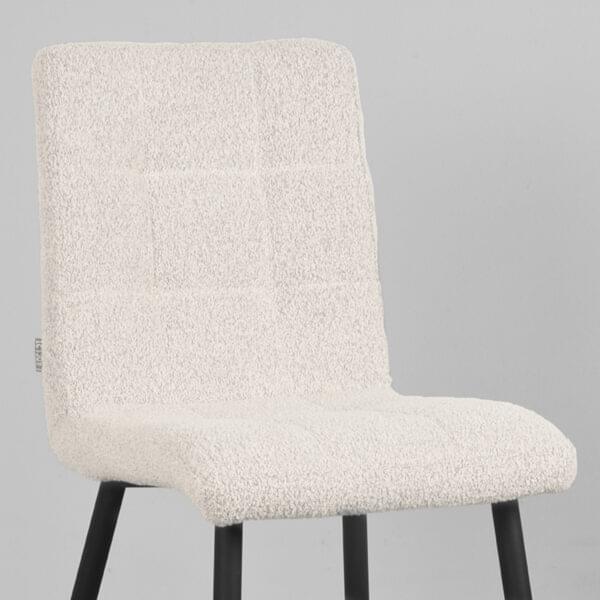 LABEL51 Eetkamerstoel Sam - Naturel - Boucle - Afbeelding 5