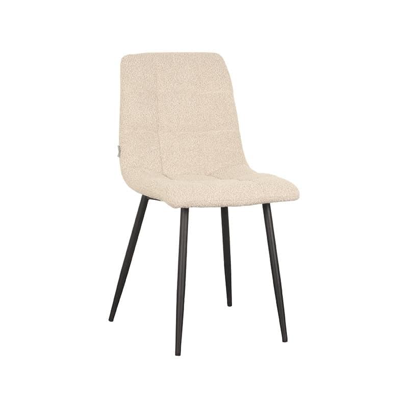 LABEL51 Eetkamerstoel Juul - Zand - Boucle