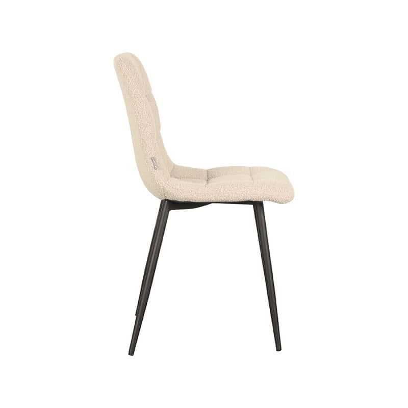 LABEL51 Eetkamerstoel Juul - Zand - Boucle - Afbeelding 3