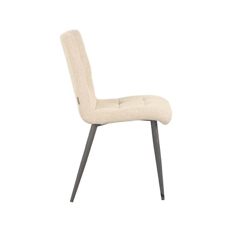 LABEL51 Eetkamerstoel Sam - Zand - Boucle - Afbeelding 3