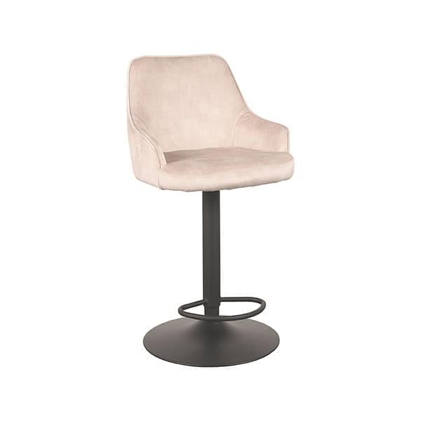 LABEL51 Barkruk Fender - Naturel - Velours - Afbeelding 2