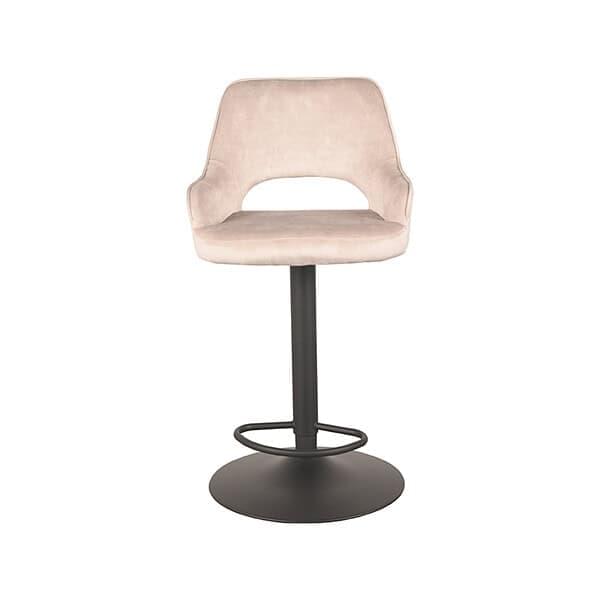 LABEL51 Barkruk Fer - Naturel - Velours - Afbeelding 4