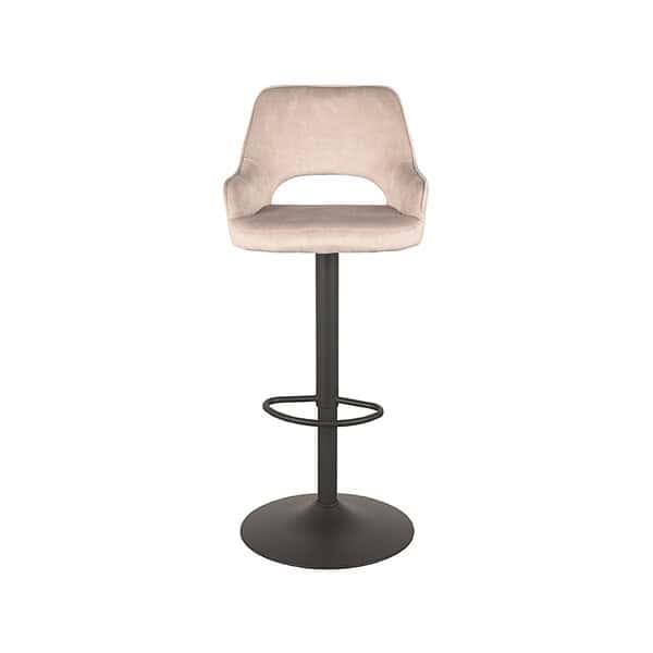 LABEL51 Barkruk Fer - Naturel - Velours - Afbeelding 5