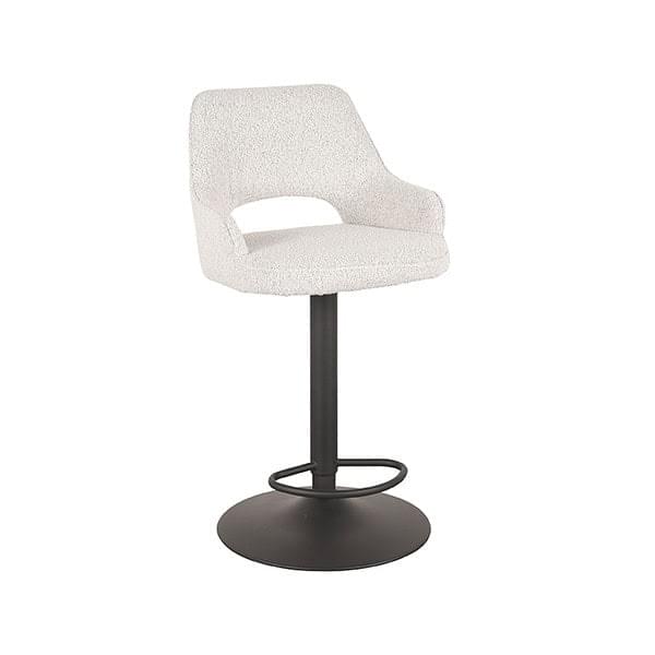 LABEL51 Barkruk Fer - Wit - Boucle - Afbeelding 2