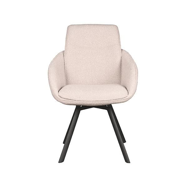 LABEL51 Eetkamerstoel Beauty - Naturel - Boucle - Afbeelding 3