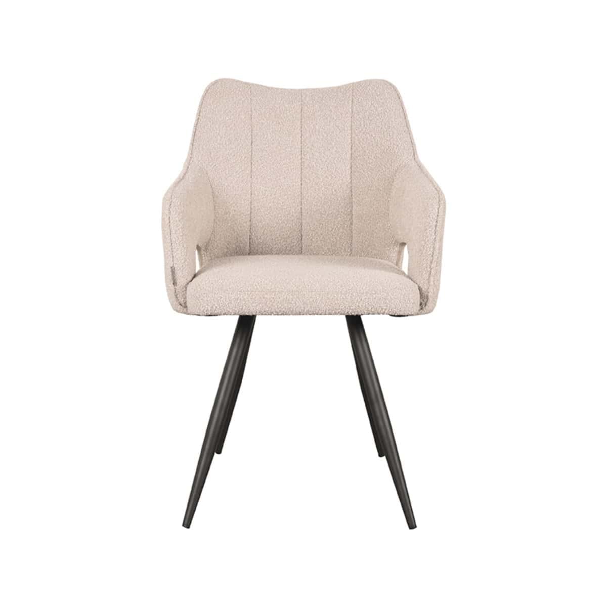 LABEL51 Eetkamerstoel Noud - Naturel - Boucle - Afbeelding 2