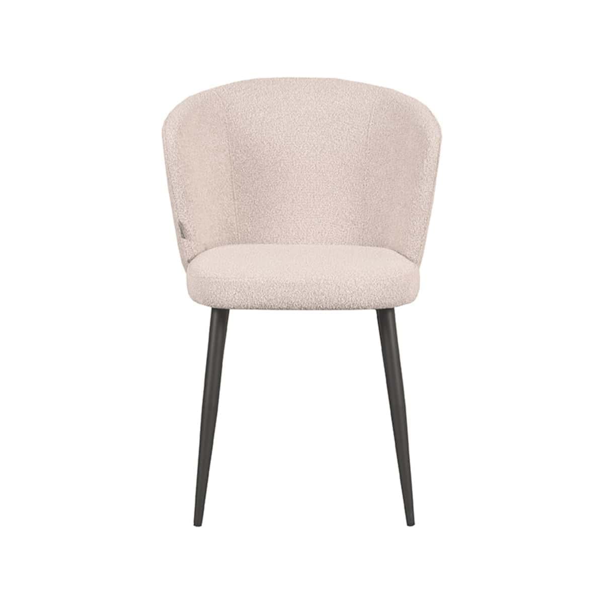 LABEL51 Eetkamerstoel Wave - Naturel - Boucle - Afbeelding 2