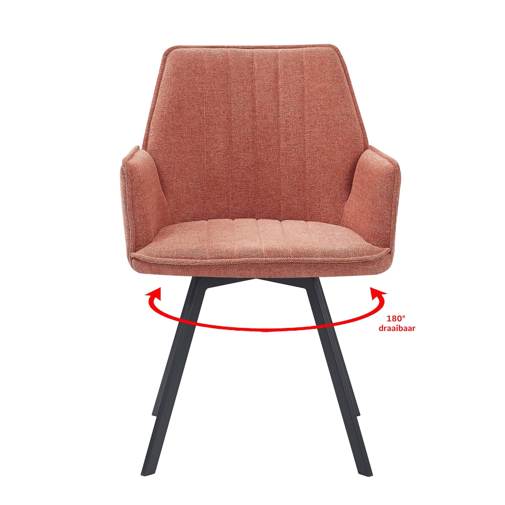 Eetkamerstoel Louise - Blush - Afbeelding 2