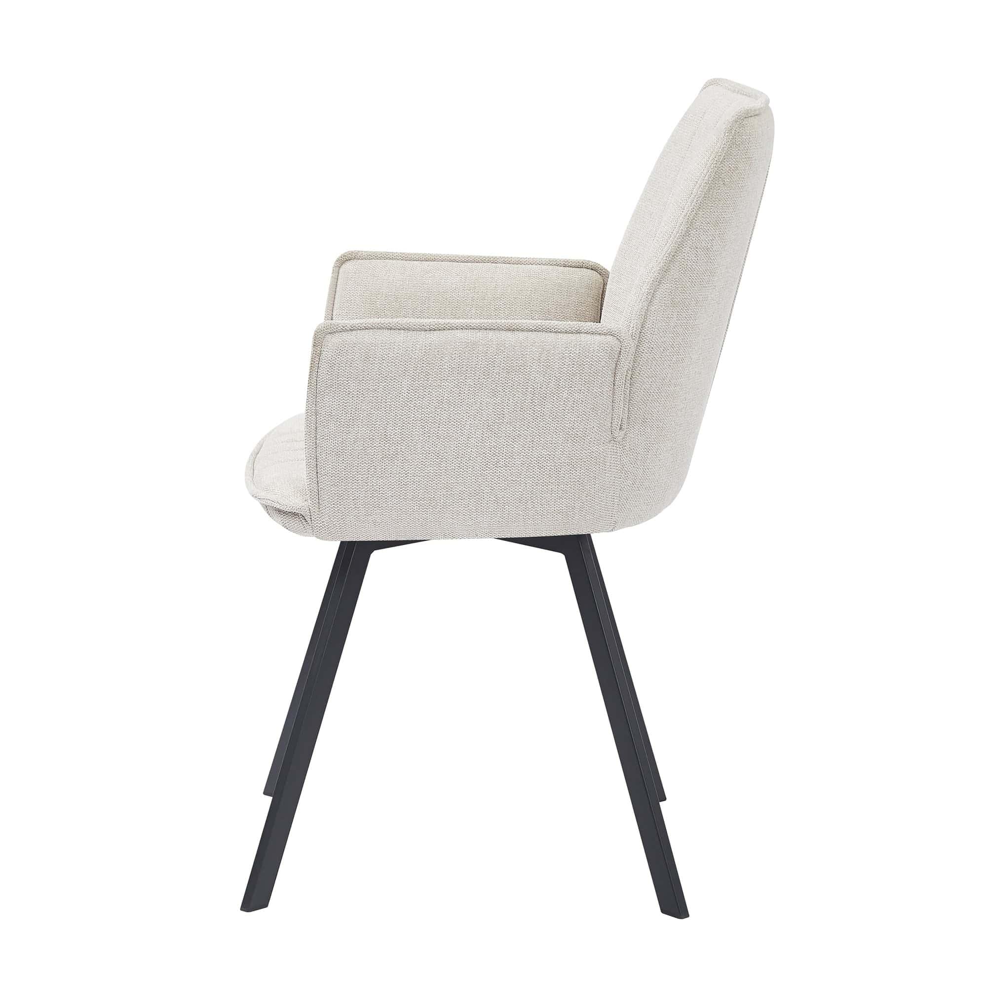 Eetkamerstoel Louise - Beige - Afbeelding 6