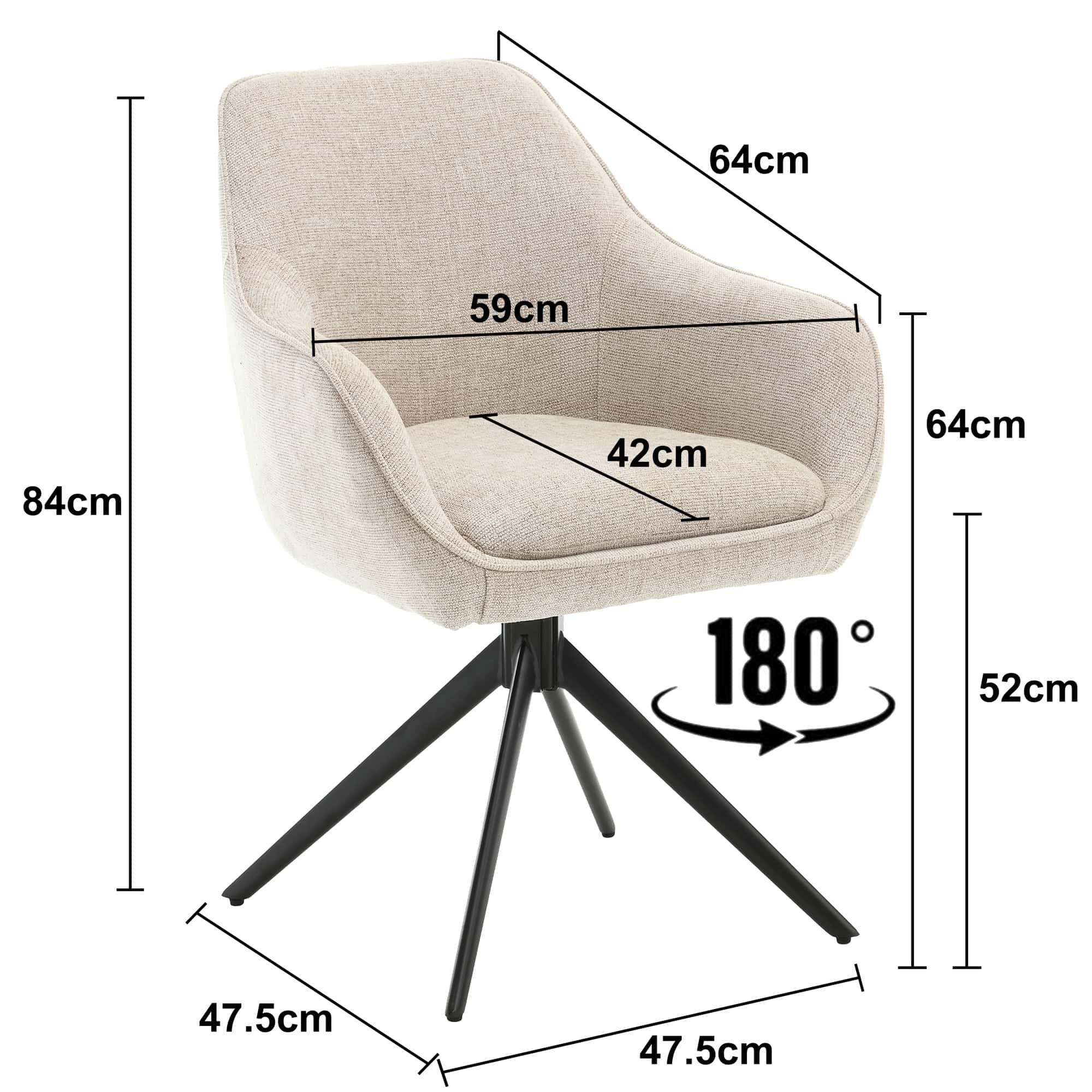 Eetkamerstoel Thomas - Toffee - Afbeelding 3