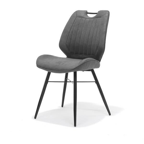Eetkamerstoel Quattro - Soft Antraciet