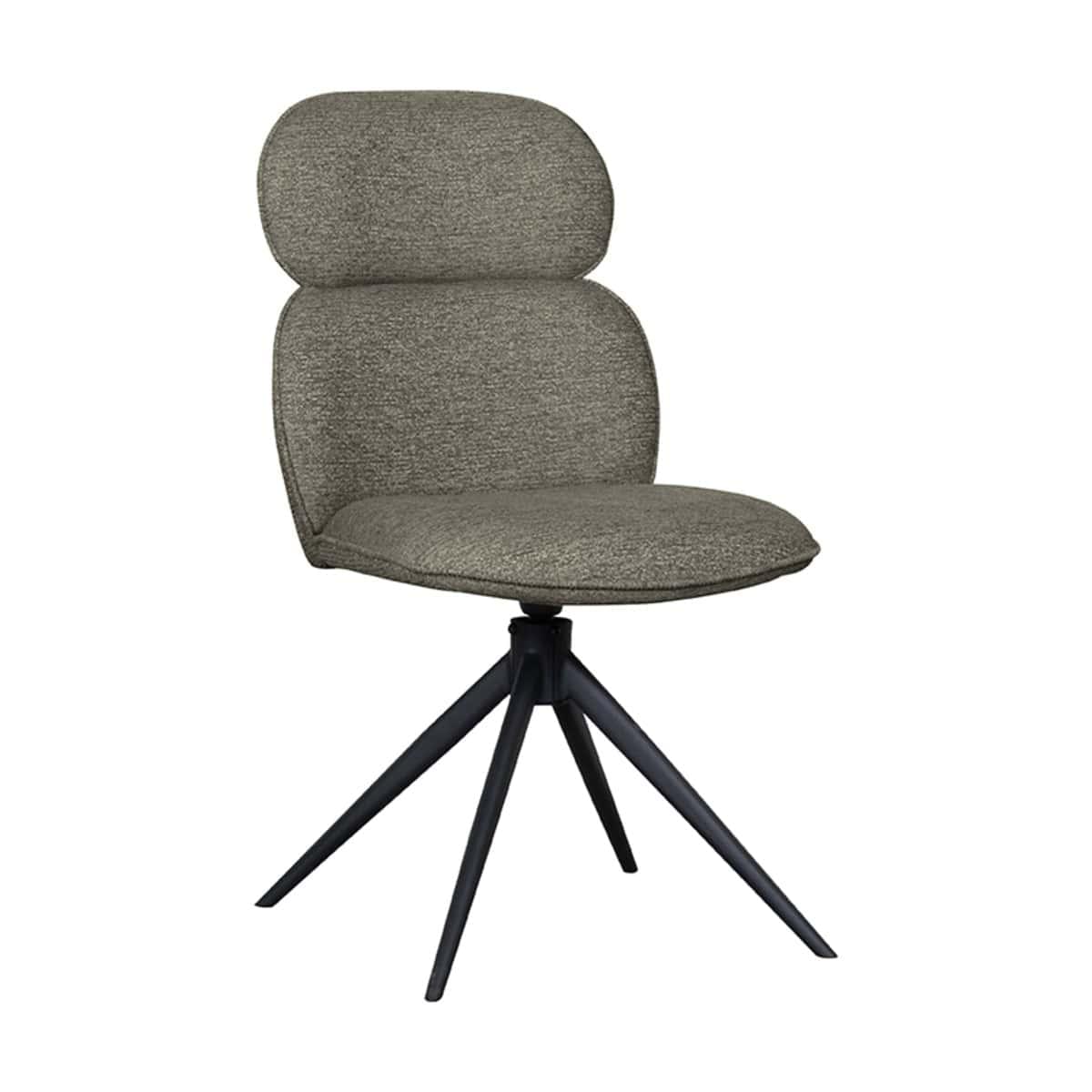 LABEL51 Eetkamerstoel Finn - Truffel grijs - Boucle - Afbeelding 2