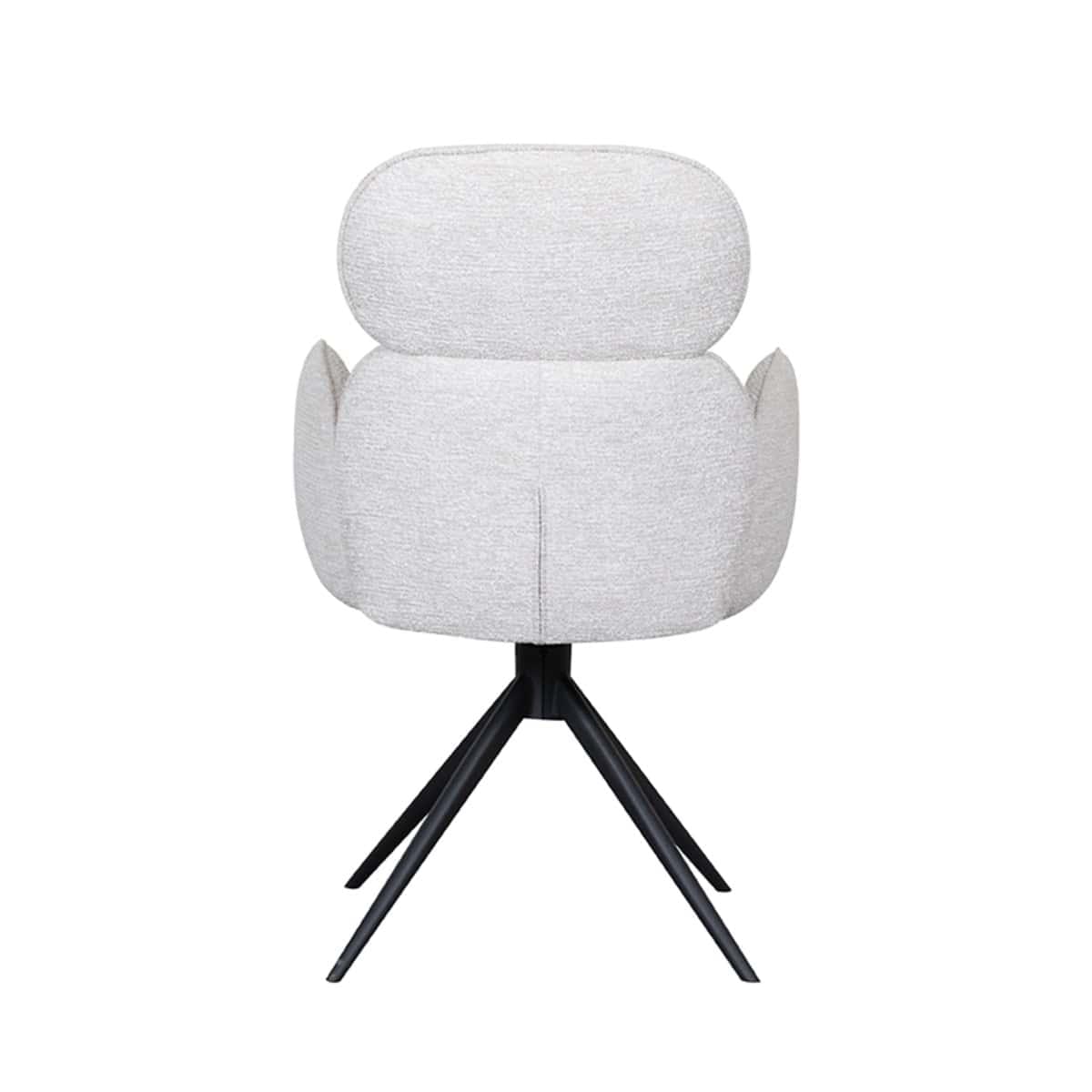 LABEL51 Eetkamerstoel Vidar - Naturel - Boucle - Afbeelding 5