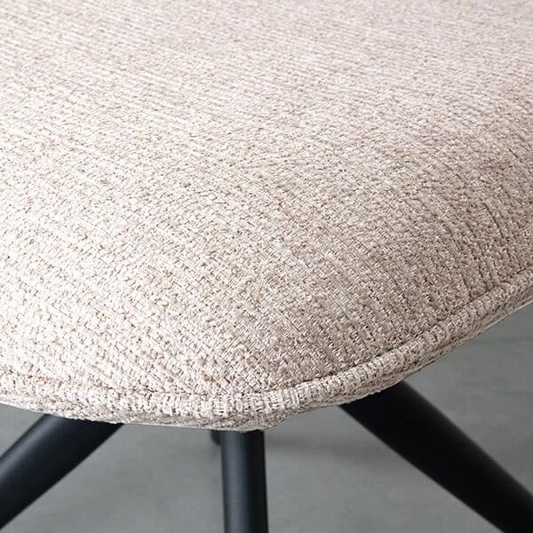 LABEL51 Eetkamerstoel Vidar - Naturel - Boucle - Afbeelding 6