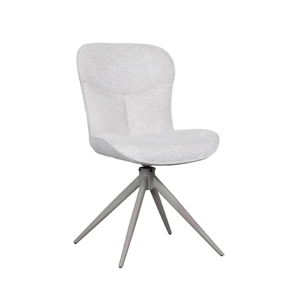 LABEL51 Eetkamerstoel Thorben - Naturel - Stof - Afbeelding 2