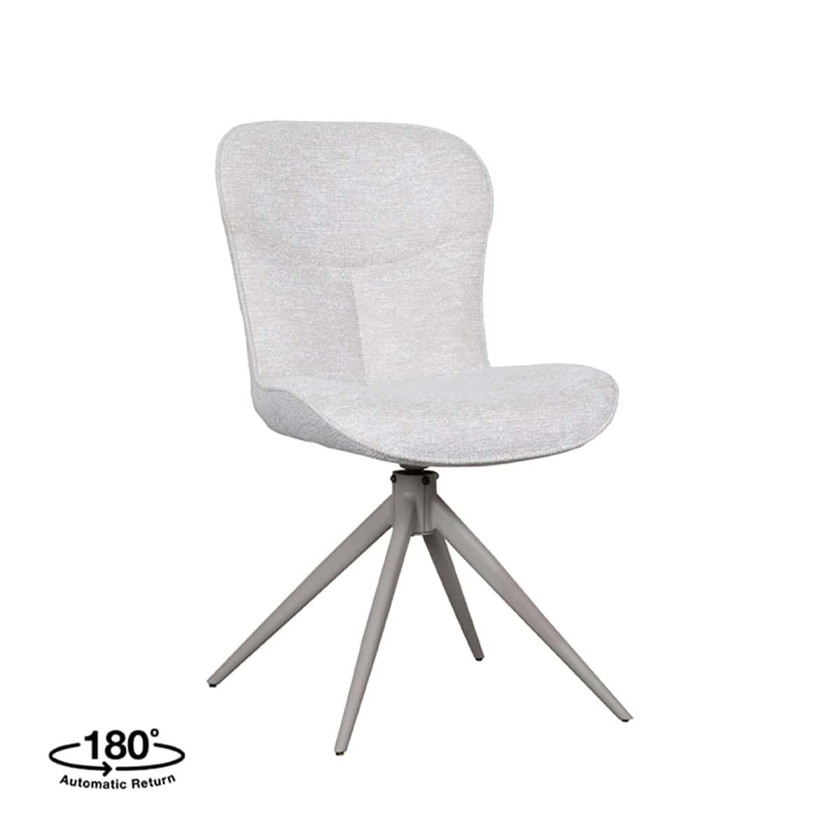 LABEL51 Eetkamerstoel Thorben - Naturel - Stof