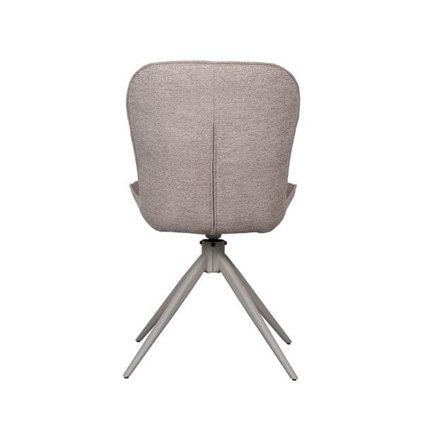 LABEL51 Eetkamerstoel Thorben - Bruin - Microfiber - Afbeelding 5