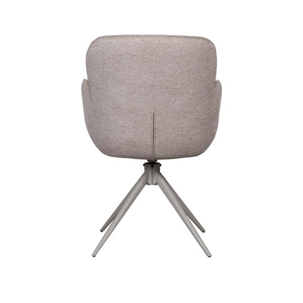 LABEL51 Eetkamerstoel Lasse - Bruin - Microfiber - Afbeelding 5