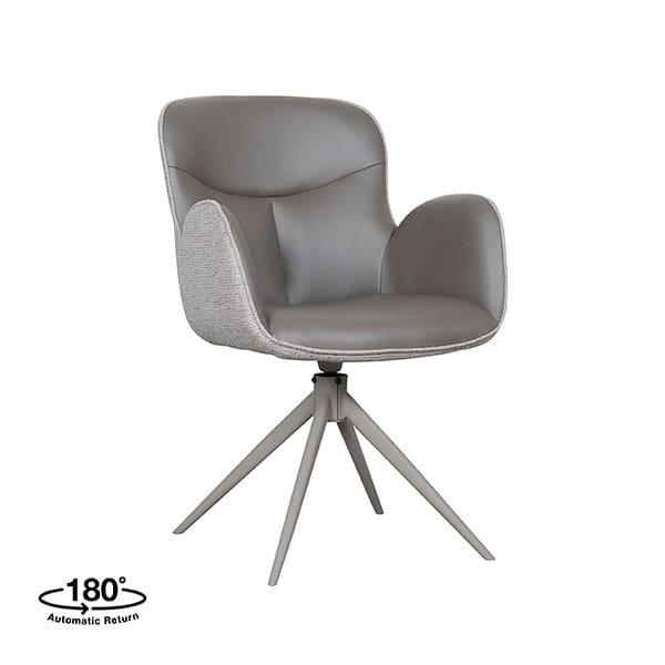 LABEL51 Eetkamerstoel Lasse - Hunter - Microfiber