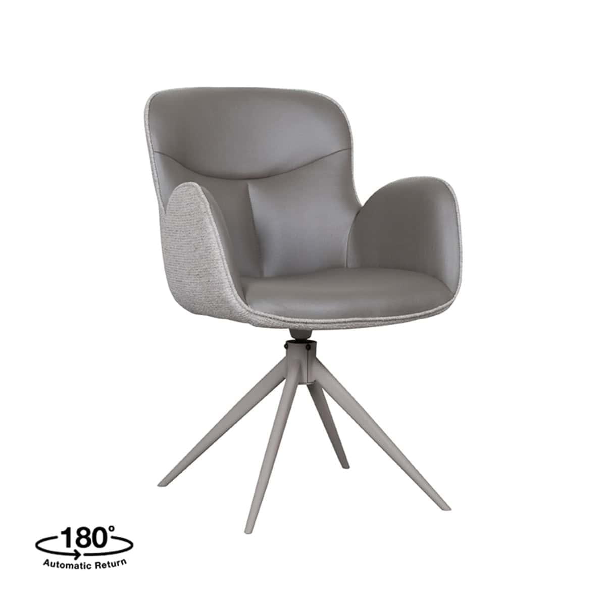 LABEL51 Eetkamerstoel Lasse - Hunter - Microfiber
