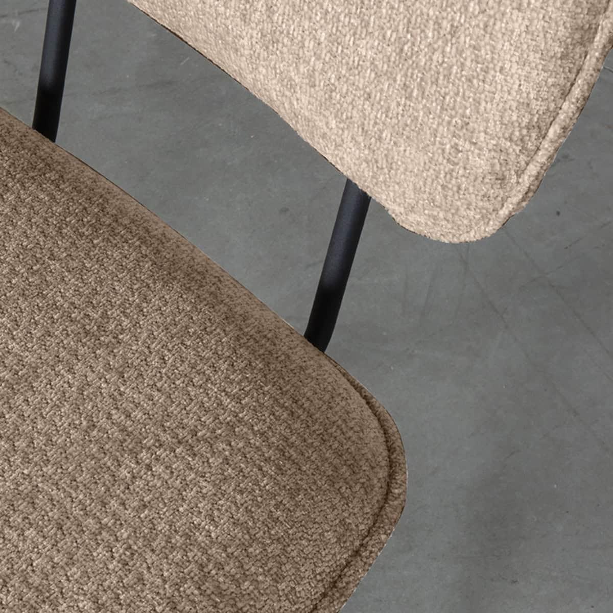 LABEL51 Eetkamerstoel Liva - Clay - Elite - Afbeelding 6