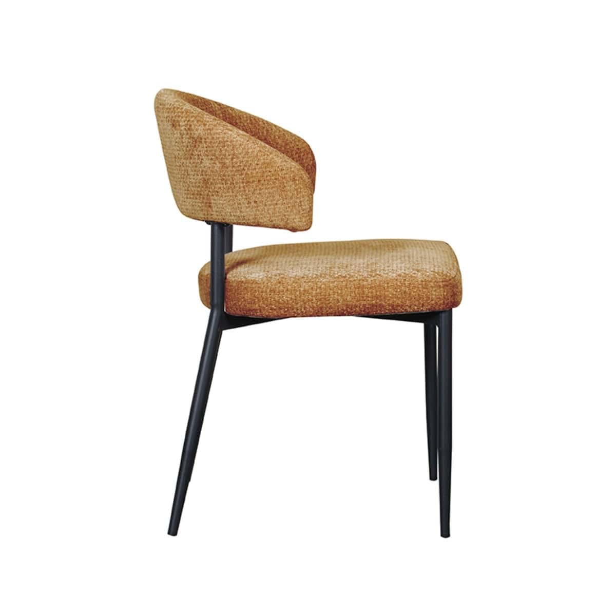 LABEL51 Eetkamerstoel Bliss - Oranje - Elite - Afbeelding 3