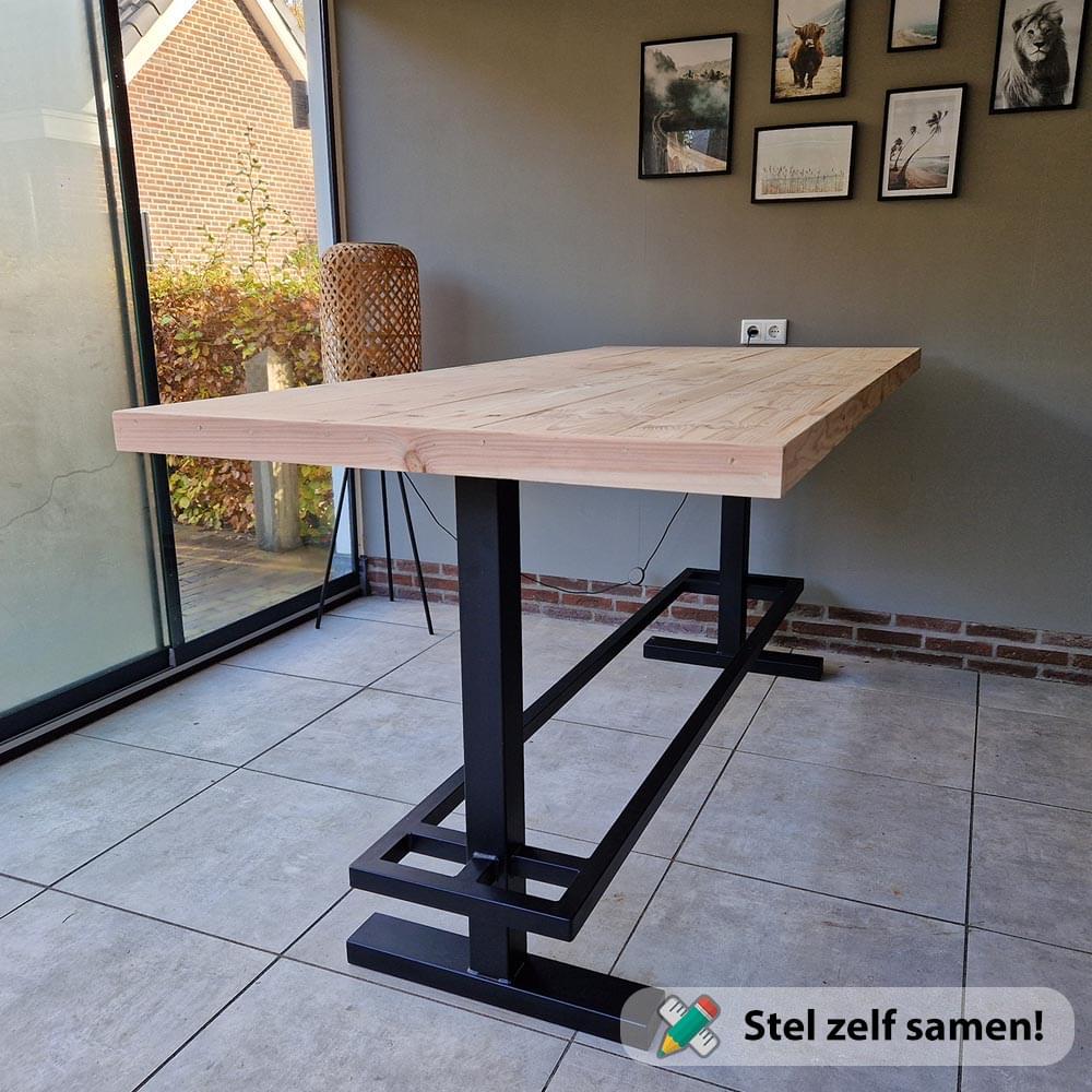 Bartafel met voetensteun