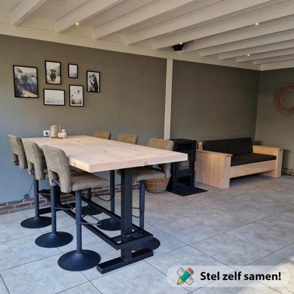 Hout bartafel
