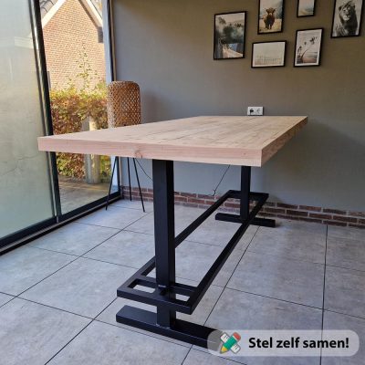 Bartafel met voetensteun