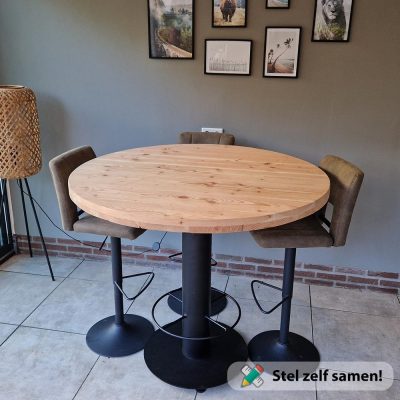 Bartafel rond