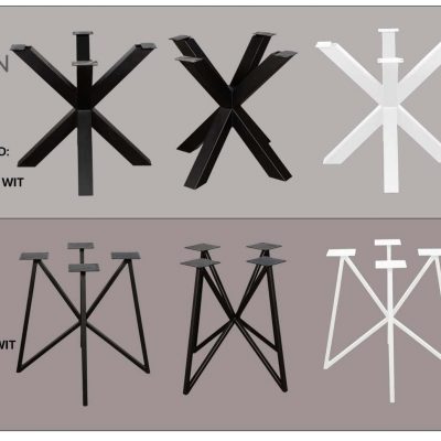 Ronde stalen onderstellen