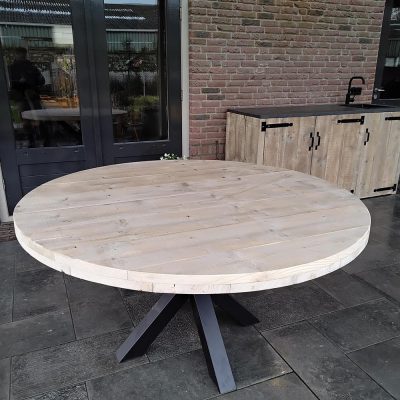 Ronde tuintafel