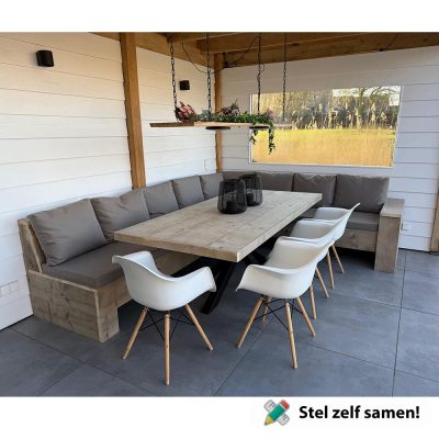 Steigerhout hoekbank