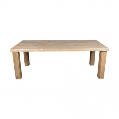 Steigerhouten tafel.